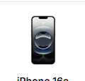 iPhone 16e